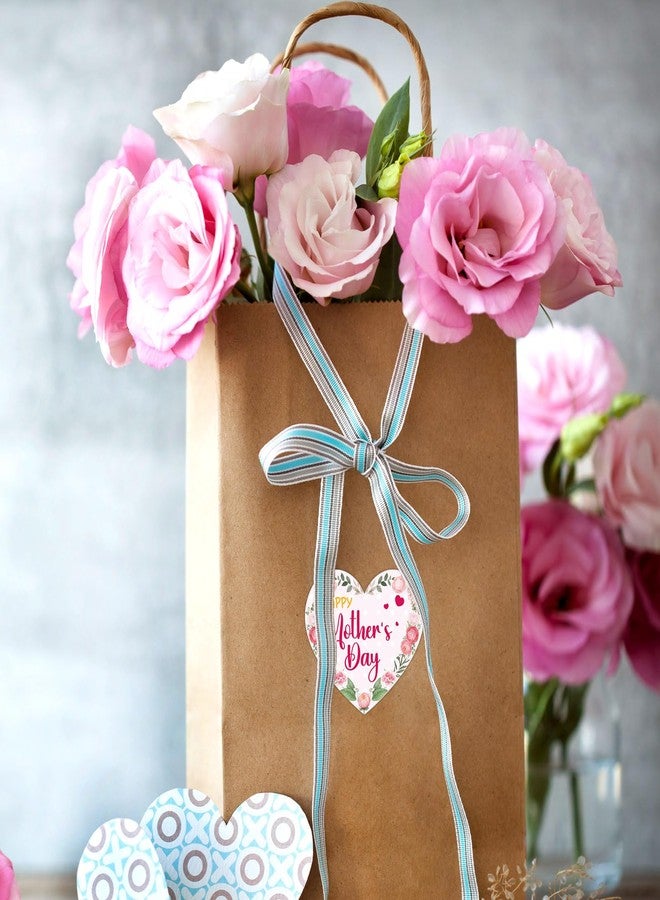 WorldBazaar Mother's Day Stickers for Kids Roll 500 Pcs Floral Mothers Day Gift Decorative Labels Heart Stickers for Envelope Party Favors Decorations - Image 5